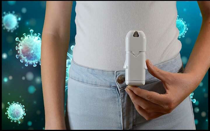 vidéo d'utilisation du Septiclips™ Pulvérisateur Clipsable de solution hydroalcoolique