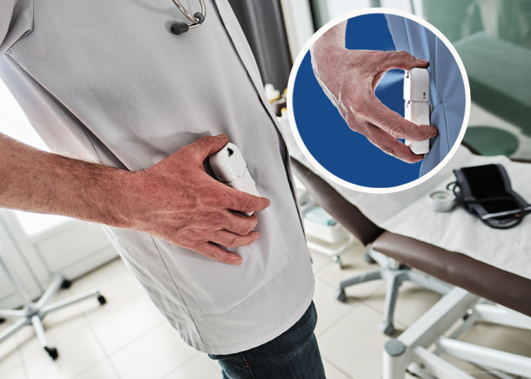 Septiclips™ désinfection des mains pour les professionnels de santé