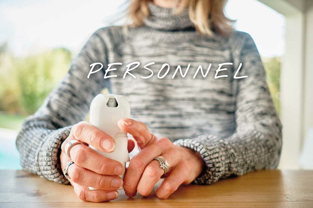 Septiclips™ Pulvérisateur Clipsable de solution hydroalcoolique personnel