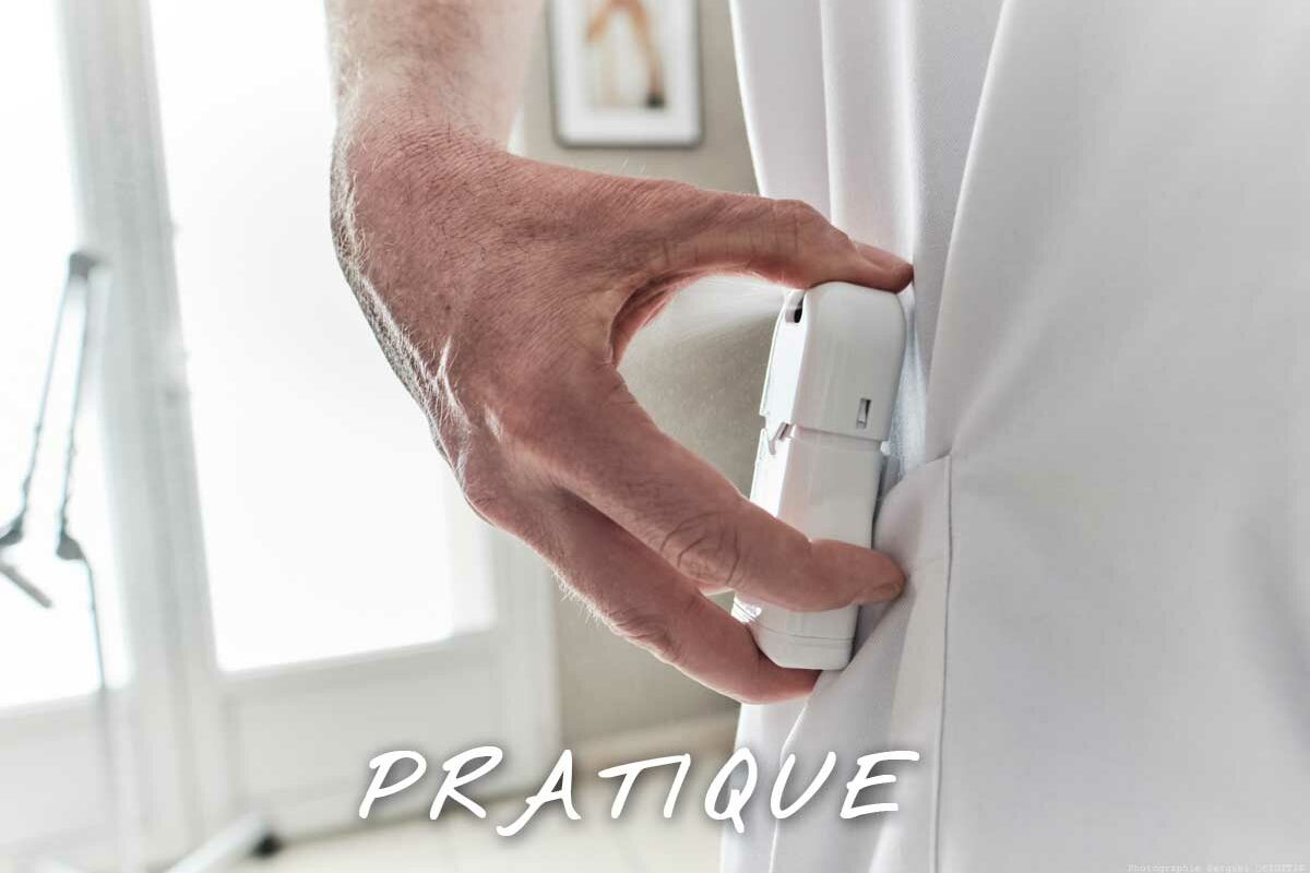 Septiclips™ Pulvérisateur Clipsable de solution hydroalcoolique pratique